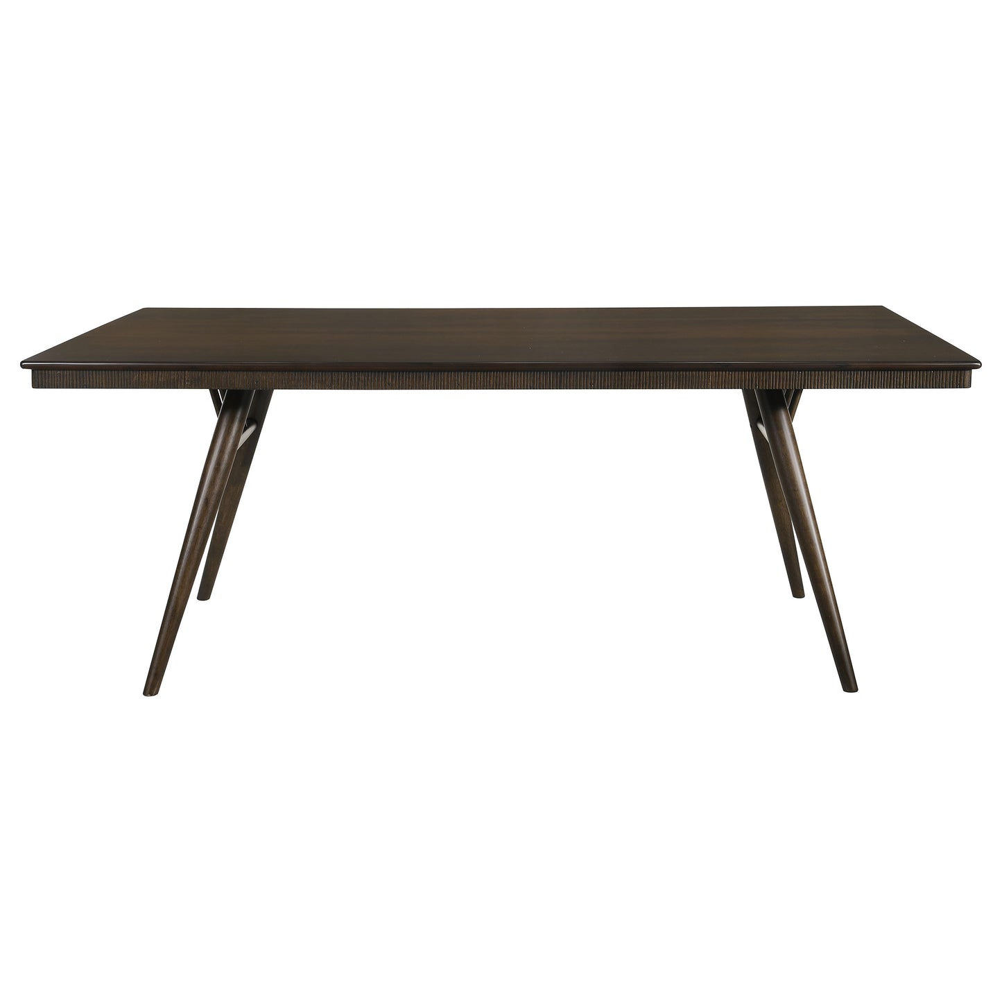 Wes Rectangular 80-inch Wood Dining Table Dark Walnut