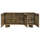 Tyler 3-door Solid Wood Sideboard Buffet Cabinet Mango Brown