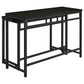 Hawes 4-piece Multipurpose Counter Height Table Set Black