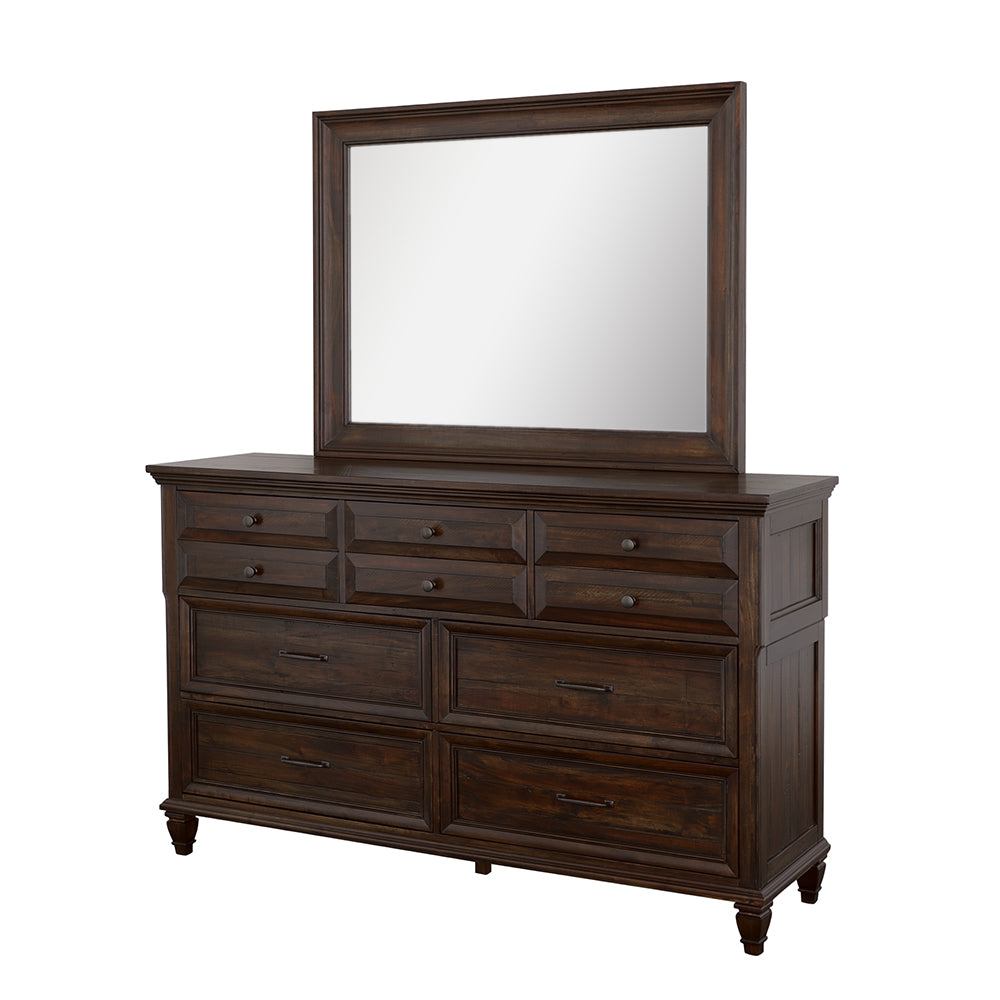 Avenue Dresser Mirror Weathered Burnished Brown