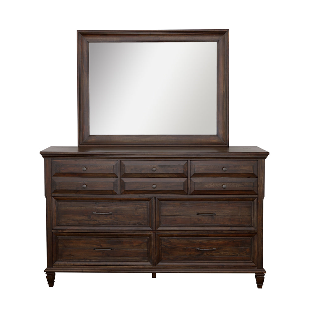 Avenue Dresser Mirror Weathered Burnished Brown