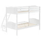 Arlo Wood Twin Over Full Bunk Bed White