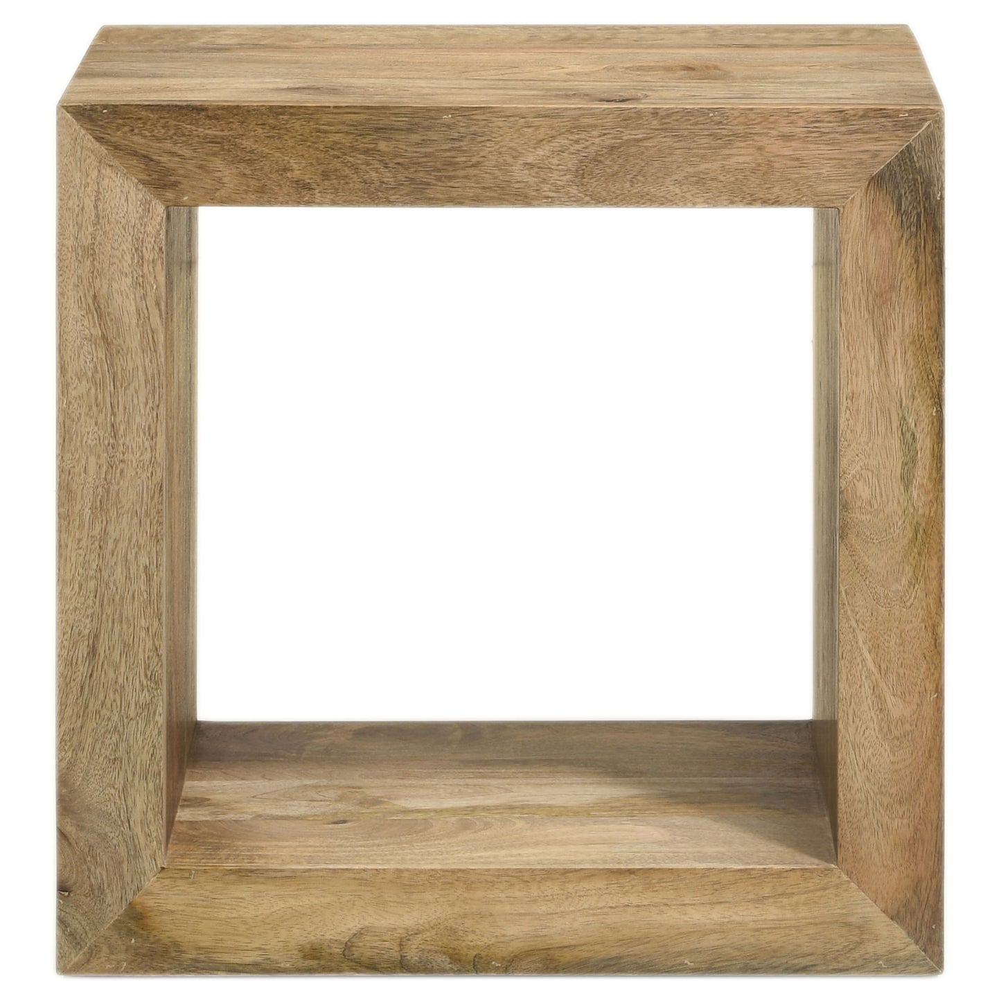 Benton Rectangular Solid Wood End Table Natural