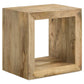 Benton Rectangular Solid Wood End Table Natural