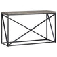 Birdie Rectangular Entryway Console Table Sonoma Grey