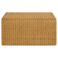 Cahya Square Woven Rattan Coffee Table Natural