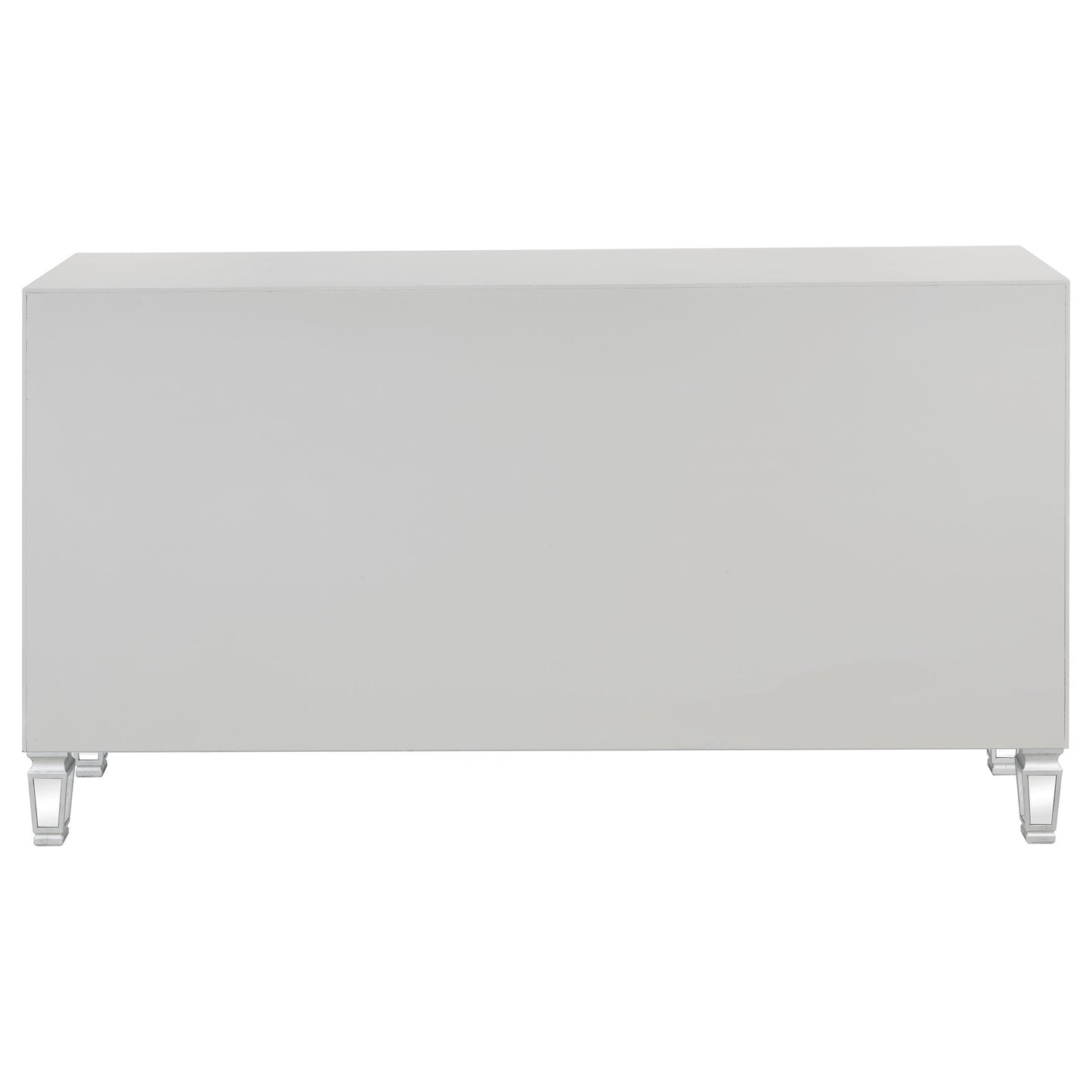 Leticia 3-drawer Mirrored Storage Accent Cabinet Silver